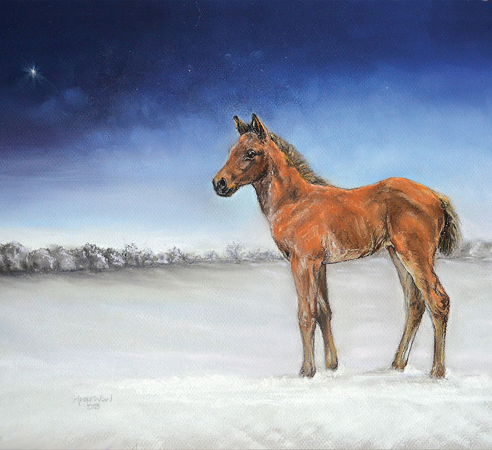 Anne Ward painting, Follow The Star